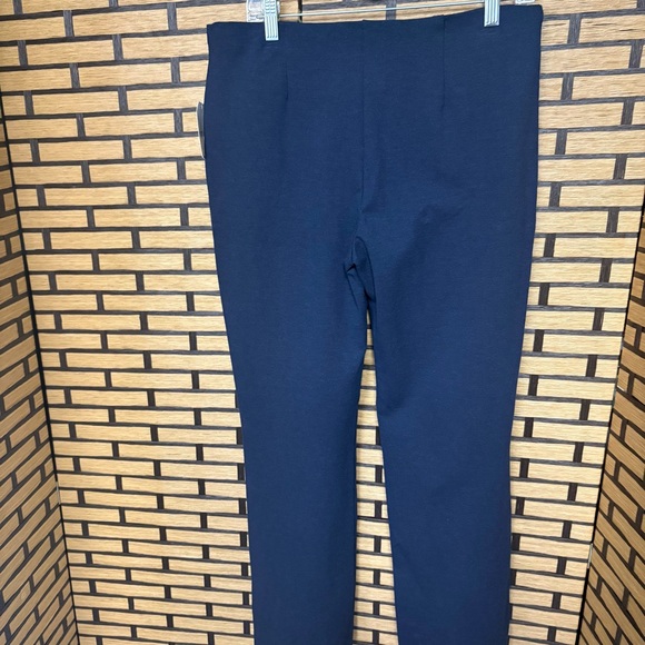 Time & Tru Blue Ponte Bootcut Pull On Pants Size XL - Picture 2 of 7